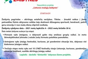 Respublikinis projektas „Lietuvos mažųjų žaidynės“