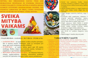 Sveika mityba vaikams