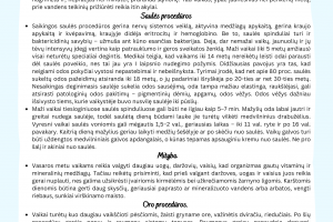 Vaikų sveikatos sauga vasaros metu