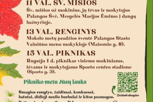 Kvietimas Mokslo ir žinių dieną paminėti pikniku