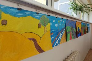 Senosios gimnazijos mokinių tapybos paroda „Palangos peizažai“