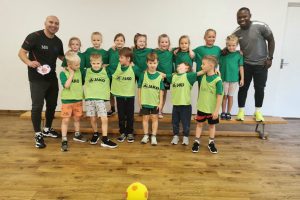 Svečiuose futbolo treneris ir profesionalus futbolininkas