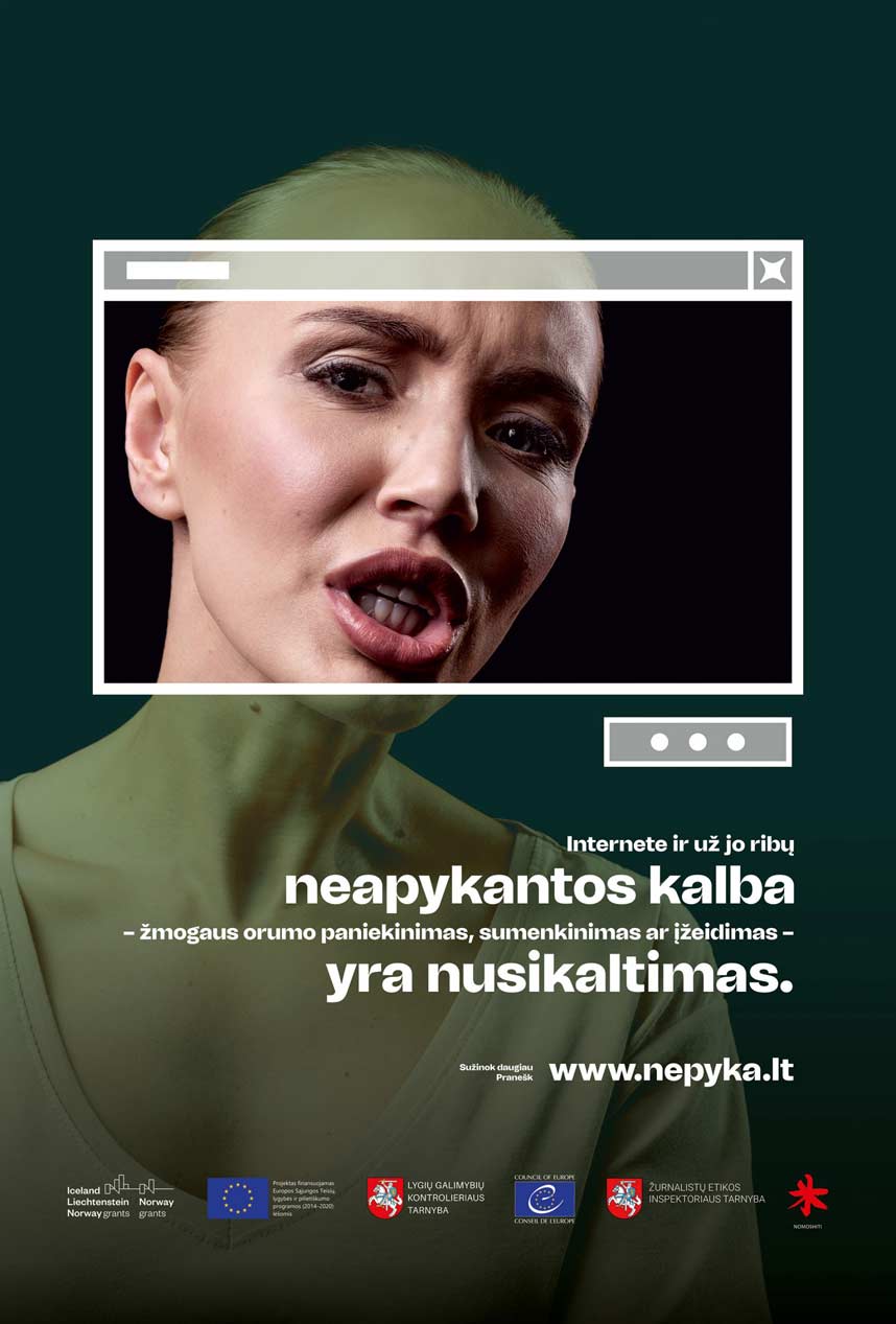Nukentėjote nuo neapykantą kurstančios kalbos ar  neapykantos nusikaltimo?