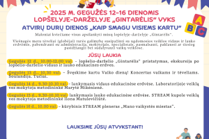 Atvirų durų dienos „Kaip smagu visiems kartu”